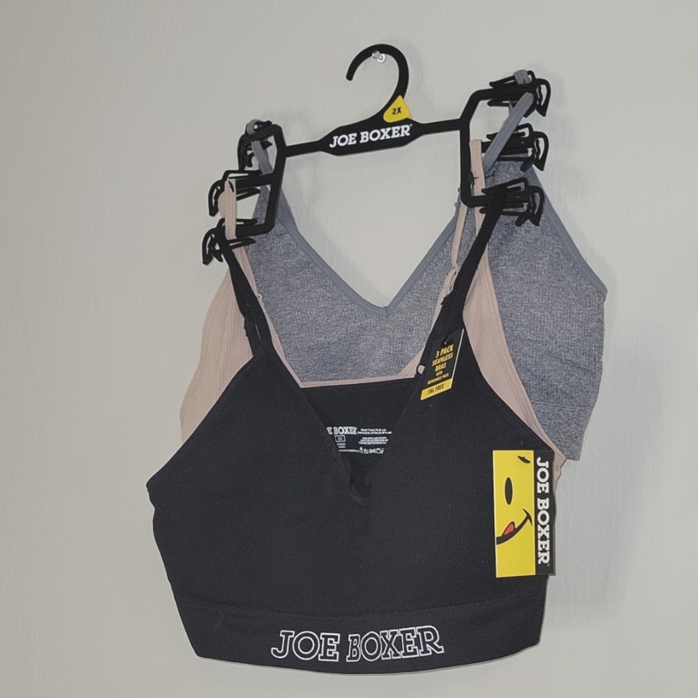 Joe Boxer 3 pack Seamless bra